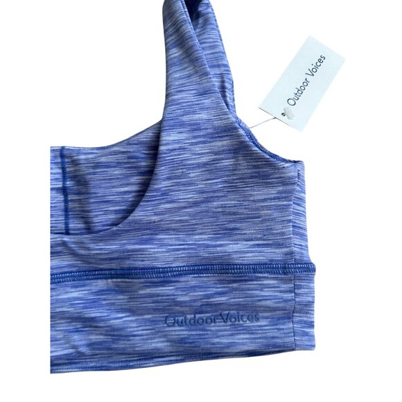 OUTDOOR VOICES Delphinium Haze Blue FreeForm Scoop Bra Size XS NEW NWT - Picture 4 of 7